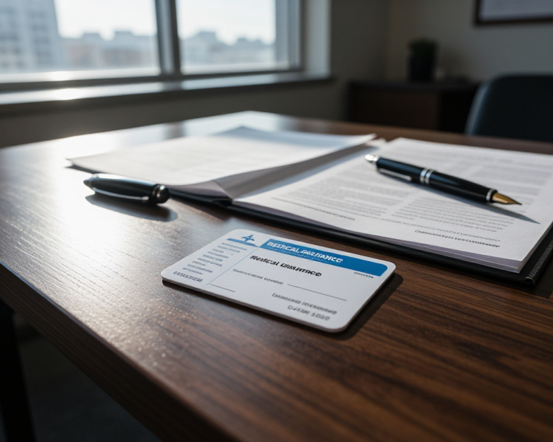 Corporate Healthcare Policy Concept