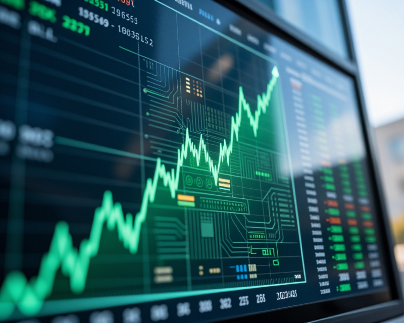 Financial Market Rebound Concept