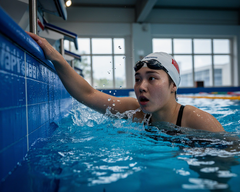 swimming competition atmosphere