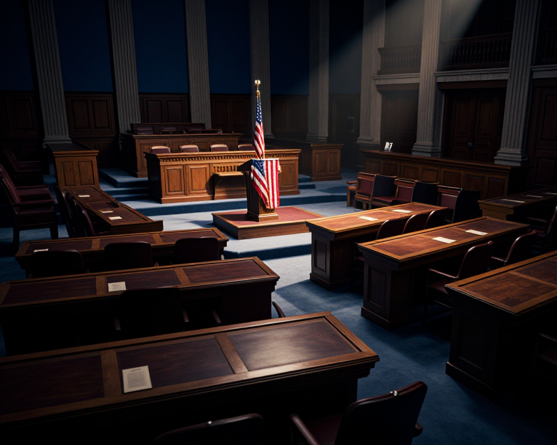 Symbolic US Political Tension