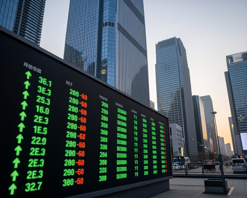 Seoul Financial District Morning