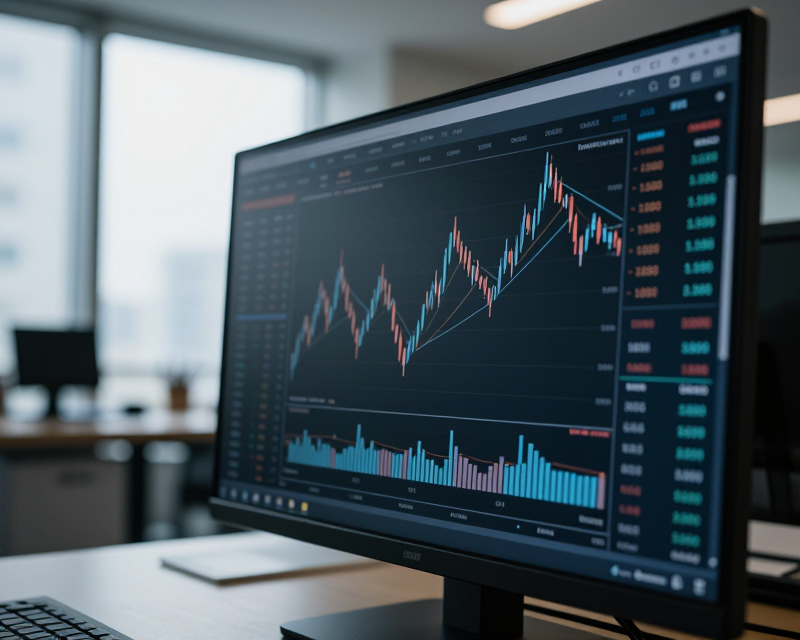 Financial Market Close Atmosphere