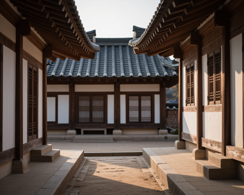 Serene Hanok Atmosphere