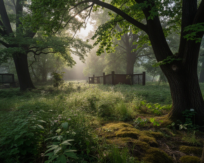 Nature's Reclaimed Sanctuary