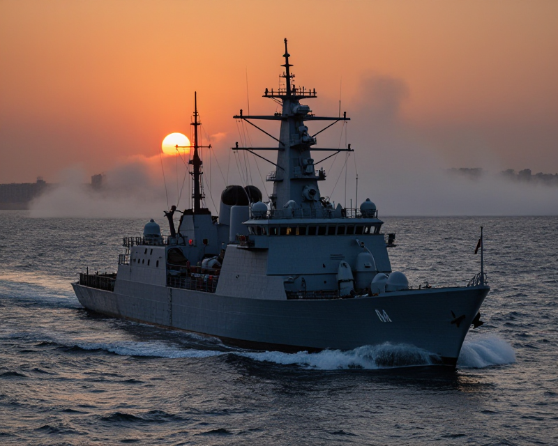 Cinematic Strait of Hormuz Tension